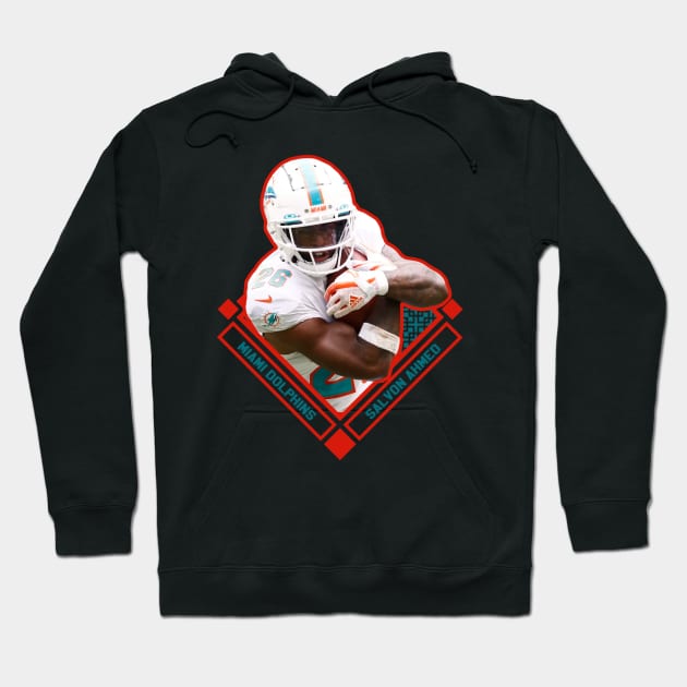 SALVON AHMED MIAMI DOLPHINS Hoodie by hackercyberattackactivity